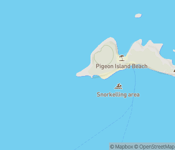 Mapa lokality Žraločí útes