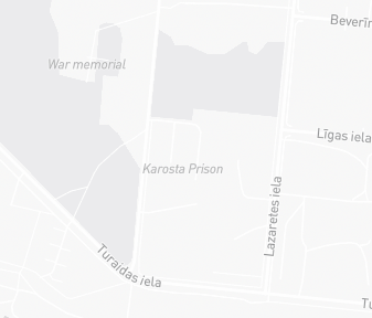 Mapa lokality Hotel vo väznici Karosta