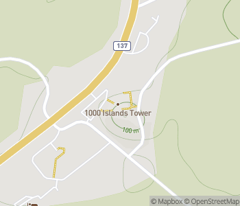 Mapa lokality Veža 1000 ostrovov