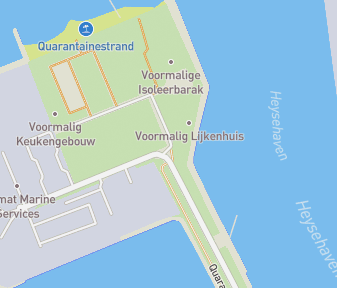 Mapa lokality Karanténna stanica Heijplaat