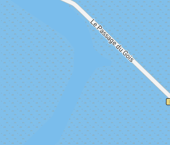 Mapa lokality Passage du Gois