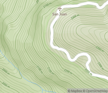 Mapa lokality Cesta smrti North Yungas