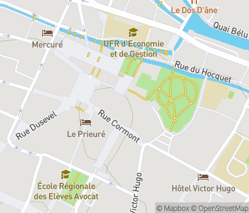 Mapa lokality Labyrint katedrály v Amiens