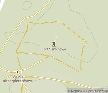Mapa lokality Pevnosť Sarbinowo
