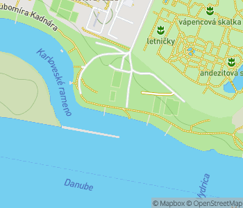 Mapa lokality Vodácke centrum