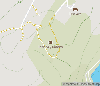 Mapa lokality Írska nebeská záhrada