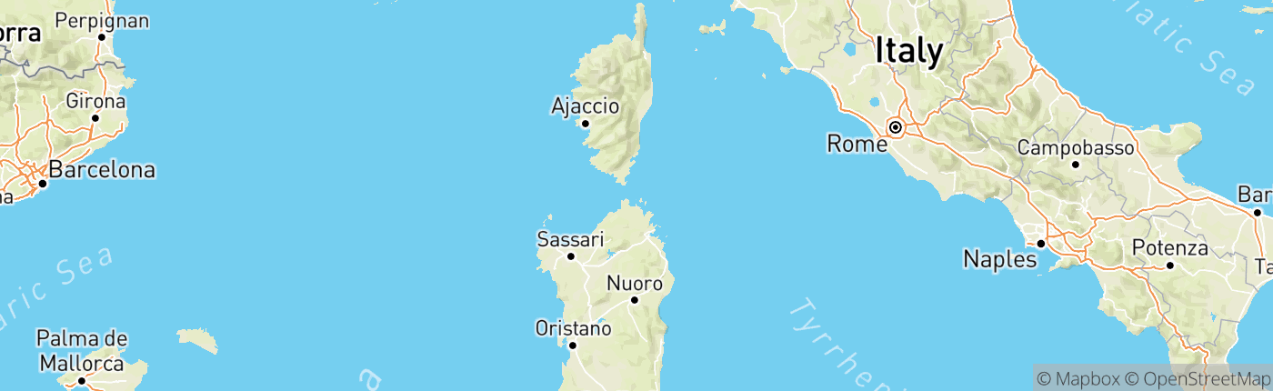 Mapa Taliansko