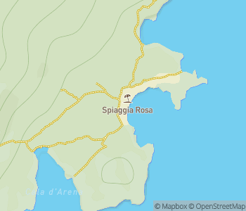 Mapa lokality Ružová pláž