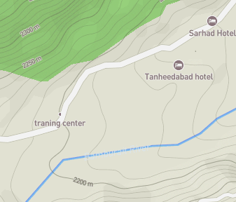 Mapa lokality Údolie Kalash