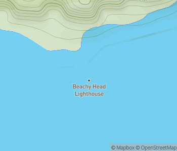 Mapa lokality Beachy Head