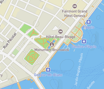 Mapa lokality Pamätník Brunswick