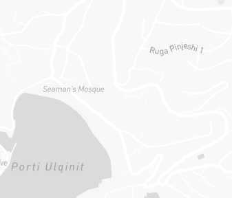 Mapa lokality Vojnový pamätník v Ulcinj