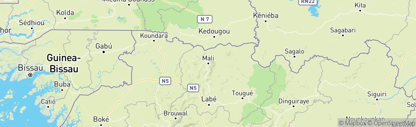 Mapa Guinea