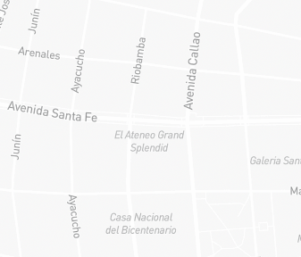 Mapa lokality El Ateneo Grand Splendid