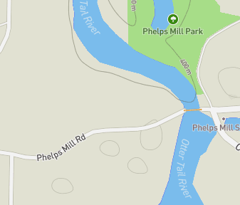 Mapa lokality Mlyn Phelps