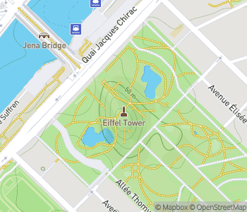 Mapa lokality Tajný apartmán Gustava Eiffela