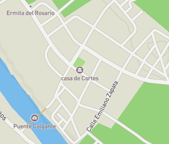 Mapa lokality Casa de Cortés