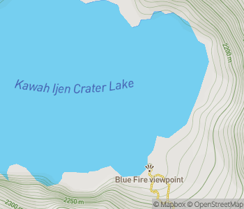 Mapa lokality Práca v pekle: ťažba síry
