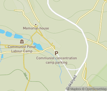 Mapa lokality Národný pamätný park Recsk