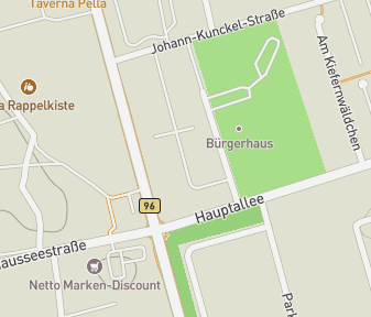 Mapa lokality Wünsdorf