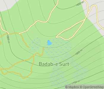 Mapa lokality Badab-e Surt