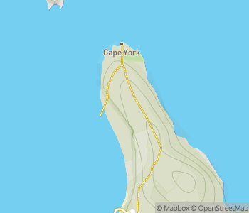 Mapa lokality Yorský mys