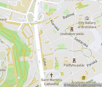 Mapa lokality Kamenné jašterice z Kapitulskej