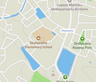 Mapa lokality Bojisko Okehazama