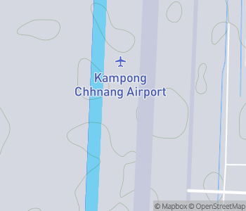 Mapa lokality Letisko Kampong Chhnang