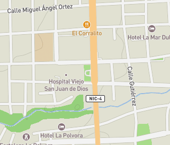 Mapa lokality Opustená nemocnica San Juan de Dios
