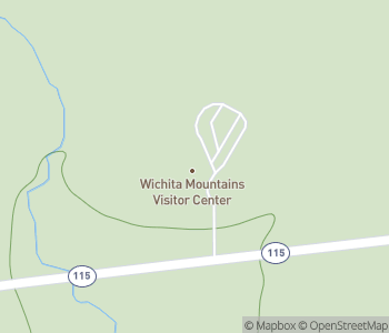 Mapa lokality Stádo bizónov v horách Wichita