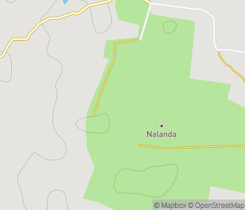 Mapa lokality Staroveká univerzita Nalanda