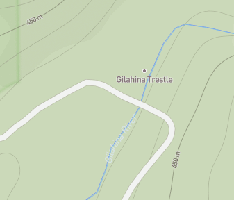 Mapa lokality The Gilahina Trestle