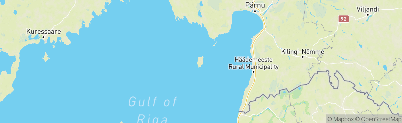 Mapa Estónsko