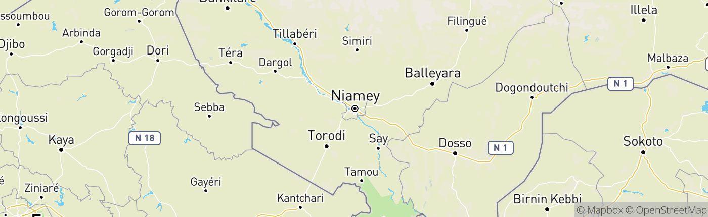 Mapa Niger