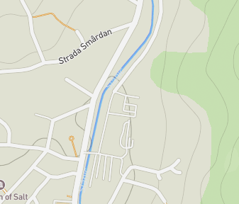 Mapa lokality Soľná baňa Slănic Prahova