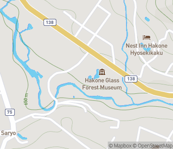 Mapa lokality Múzeum benátskeho skla v Hakone (Sklenený les)
