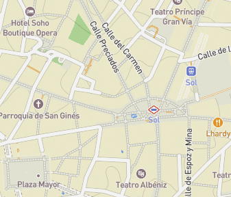 Mapa lokality Casa Labra
