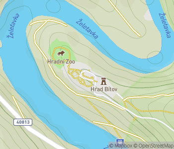 Mapa lokality Hrad Bítov