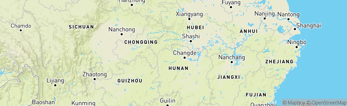 Mapa Čína