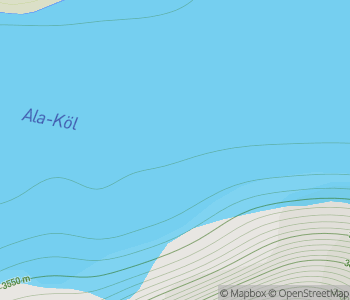 Mapa lokality Jazero Ala Kul