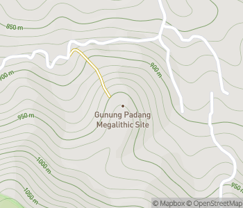 Mapa lokality Gunung Padang
