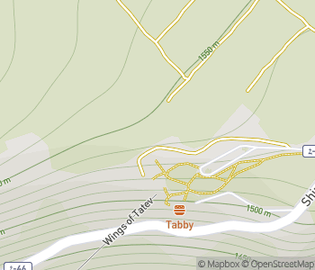Mapa lokality Krídla Tatev