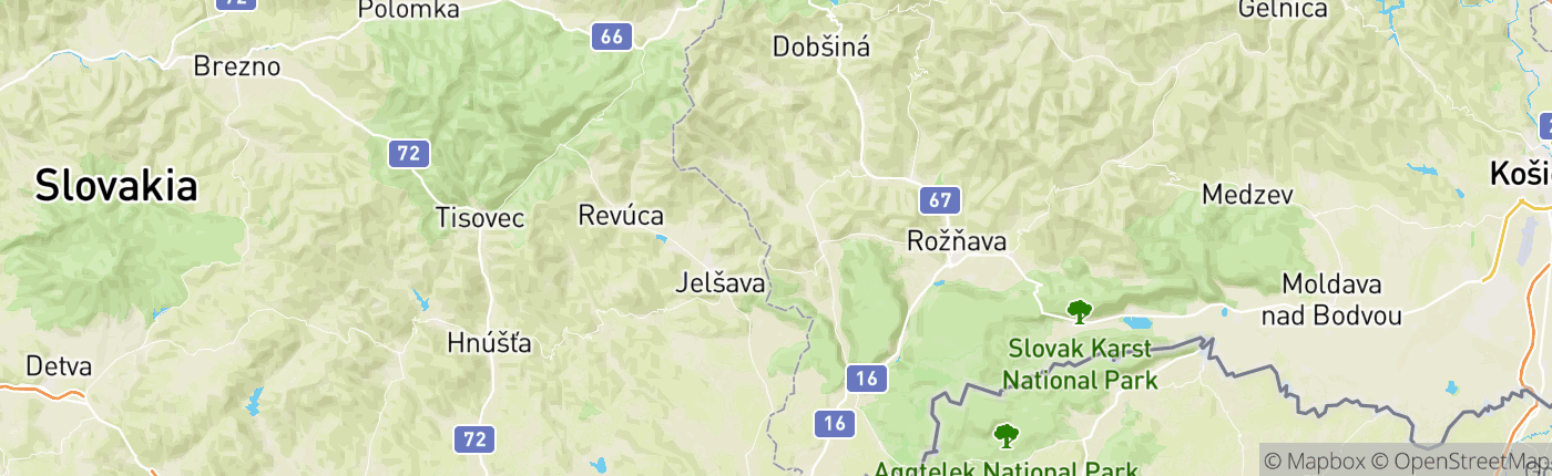 Mapa Slovensko