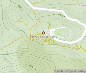 Mapa lokality Cueva de Valporquero