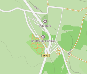 Mapa lokality Jaskyňa hlboko pod zemou