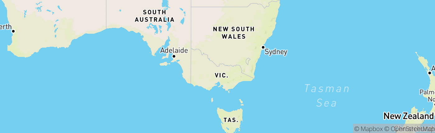 Mapa Austrália