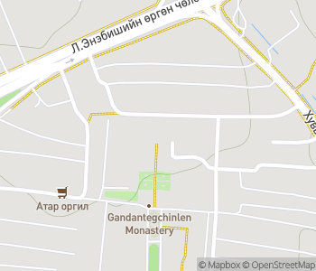Mapa lokality Kláštor Gandantegchinlen