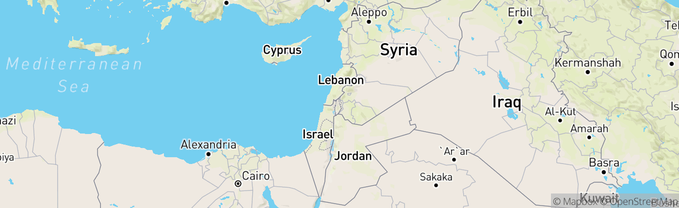 Mapa Sýria