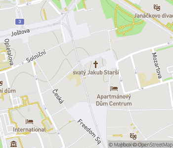 Mapa lokality Kostnica v Brne
